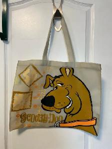 Vintage Scooby-Doo Frosted Semi-Transparent Tote Bag
