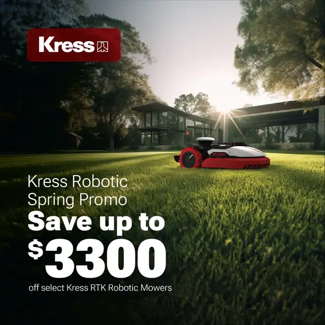Kress robotic mowers