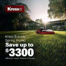 Kress robotic mowers