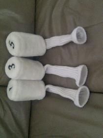 3 PROTECTEURS NEUFS POUR BATONS GOLF NUMÉROS 1,3x5: $5.00 CHACUN - Photo 2