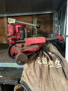 Antique John Bean brake shoe shaper