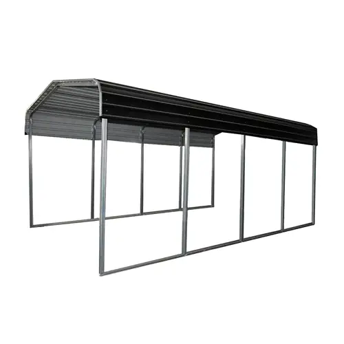 Abri de voiture compact en métal 11x19