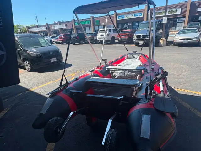 11 ft heavy duty inflatable boat great for fishing and diving