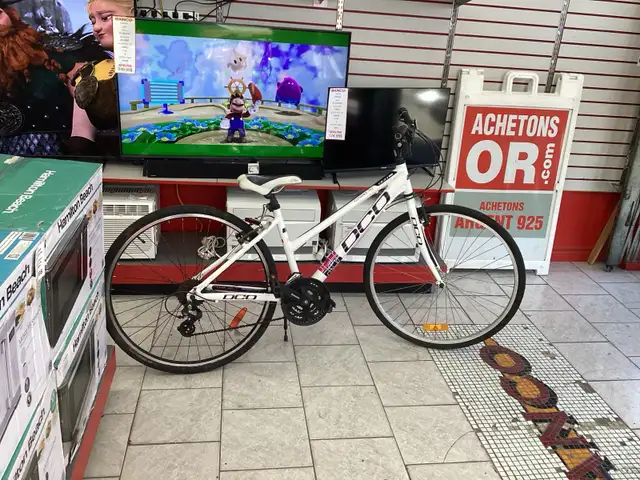 vélo blanc