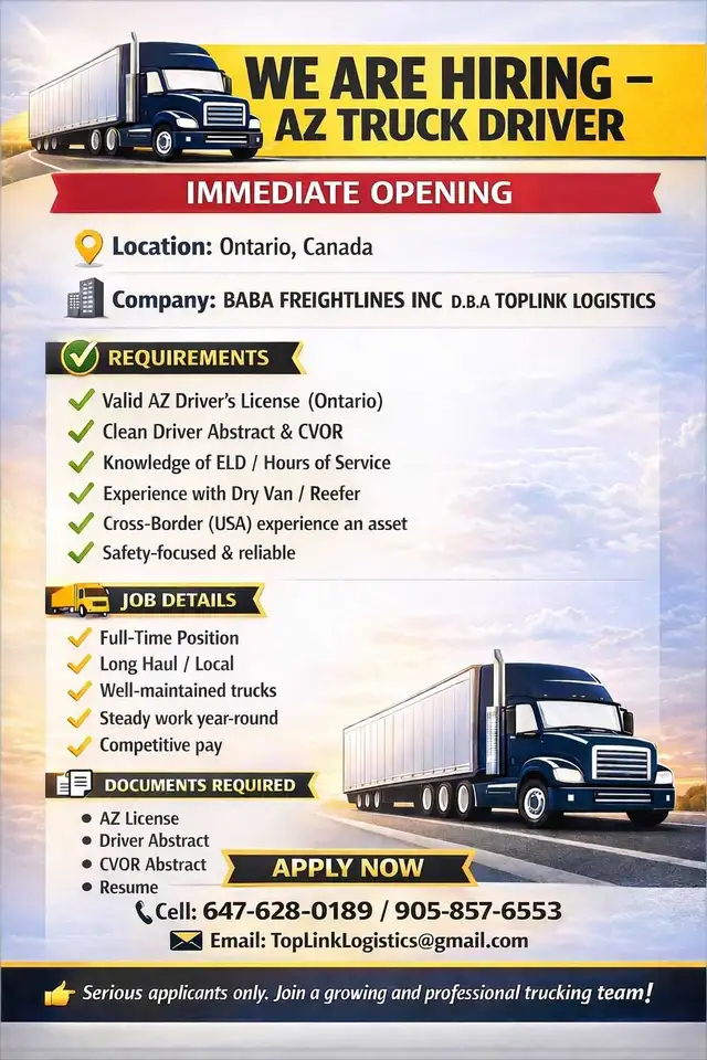 Driver  job