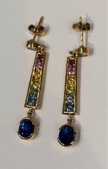 Madagascar Natural Sapphires in 18karat 3 PCS, 29.31 CTW - Photo 2