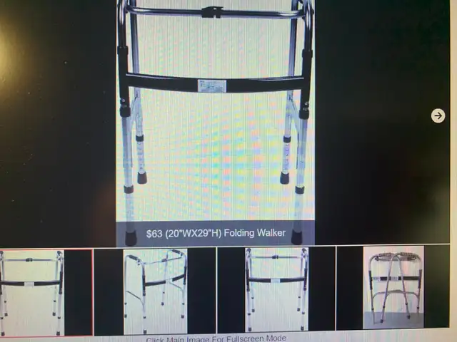 NEW 'NEVER USED' FOLDUP WALKER