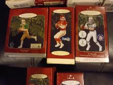Hallmark Sports Keepsake Ornaments Baseball Football Basketball - Photo 3