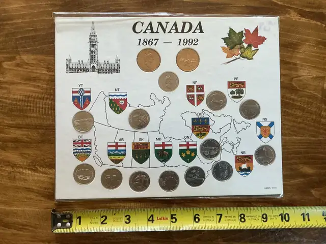 1867-1992 CANADA 125th Anniversary Provincial Set 15Coins !