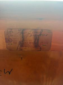 Free delivery antique from 1940 Vintage Wood Display Cabinet - Photo 7