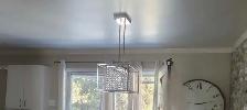 Luminaire suspendu à cristaux