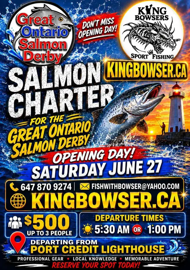 Salmon Fishing - Port Credit