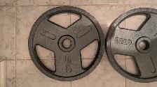 Two 45lb Olympic Weight Plates Set pair - Photo 2