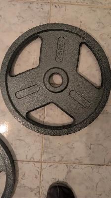 Two 45lb Olympic Weight Plates Set pair - Photo 3