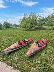 2 Pelican Escape 120X Kayaks – Like New