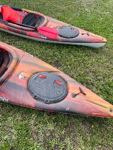 2 Pelican Escape 120X Kayaks – Like New - Photo 3