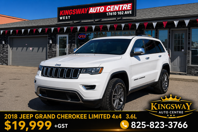 2018 JEEP GRAND CHEROKEE LIMITED • 3.6L V6 • 4X4   133,000 KM