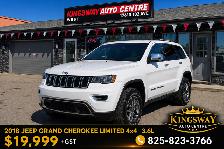 2018 JEEP GRAND CHEROKEE LIMITED • 3.6L V6 • 4X4   133,000 KM