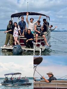 9-Person Fishing Pontoon Boat with BBQ | Toronto’s Best Value