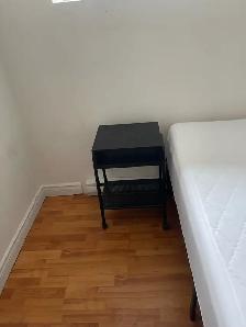 Beautiful Black Leather LOVE SEAT - Photo 5