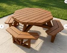 Octagon Picnic Tables