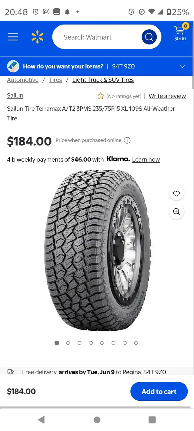 2 Sailun terramax AT2 truck tires
