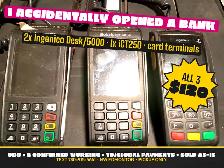 I Accidentally Opened a Bank?  — 3 Card Machines, $120