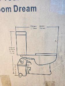 Ineflo Macerating Upflush Toilet Kit # flo-Xhwc500/2192d, BNIB - Photo 10