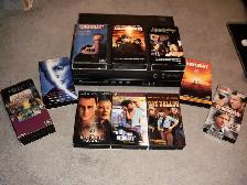 VCR   10 MOVIES, $60.