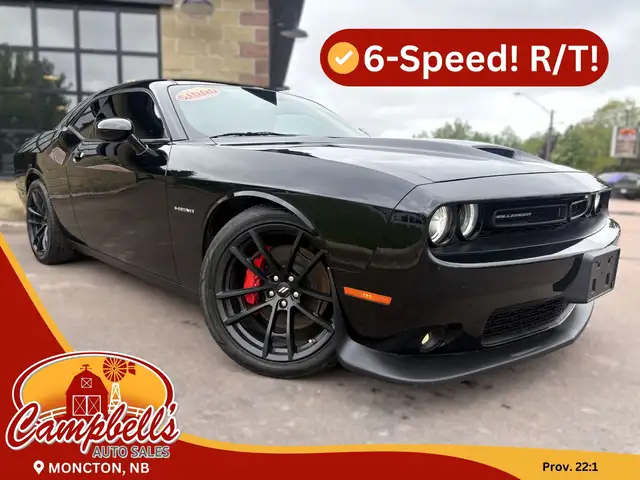 2022 Dodge Challenger R/T Fast 6-Spd Std! Backup Camera!