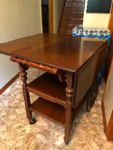 vintage tea cart
