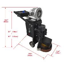 4-Head Concrete Floor Grinder with Vacuum Dust Collector238005 - Photo 7