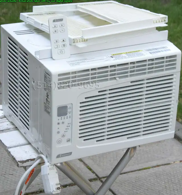Air conditioner climatiseur 5250 btu largeur 16' AC QUASI NEUVE