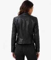Women’s Contemporary Leather Jacket – XS Only - Photo 3