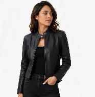 Women’s Contemporary Leather Jacket – XS Only - Photo 5