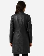 Danier Women’s Long Leather Coat - Small - Photo 3