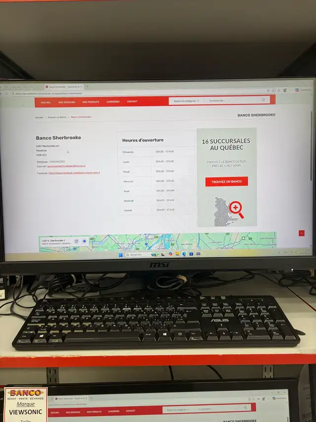 MSI moniteur d’ordinateur