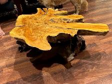Real Wood Coffee Table - Photo 2
