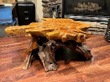 Real Wood Coffee Table - Photo 3