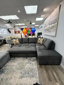 New Stylish Sectional Sofa Bed With Storage Chaise In Huge Sale - Photo 2