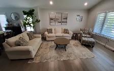 Lazyboy furniture set with 3 coffee tables