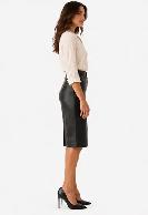 Women’s Genuine Leather Pencil Skirt - Size 4 - Photo 4