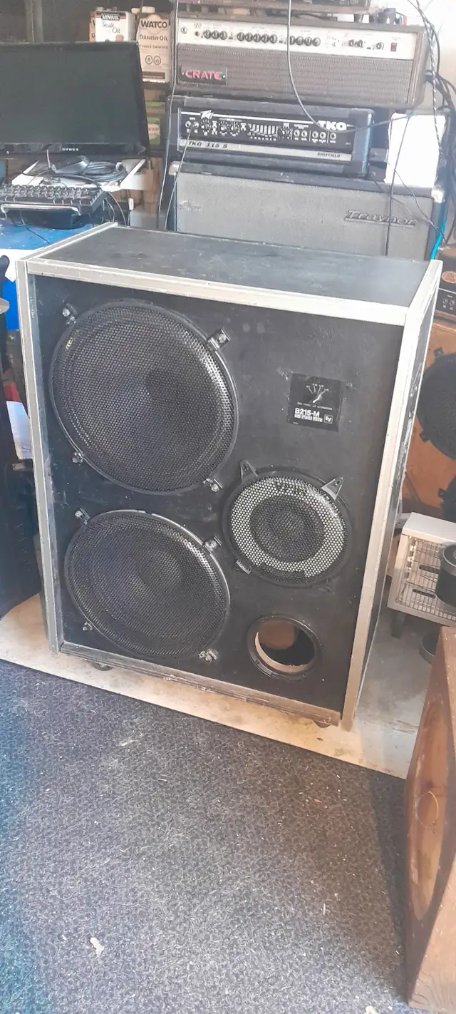 Electro-Voice B215-M 1970s Black Bass or Guitar.