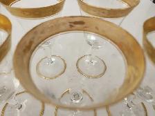 21 verres à vin vintage avec dorures - Photo 4