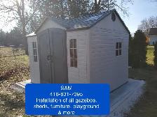 Gazebo installation and shed installation - Photo 3