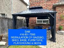 Gazebo installation and shed installation - Photo 5