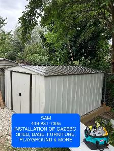 Gazebo installation and shed installation - Photo 6