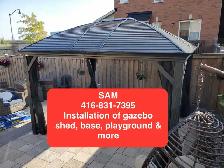 Gazebo installation and shed installation - Photo 7