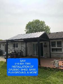 Gazebo installation and shed installation - Photo 9