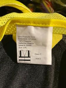 New Igloo Hi Visibility Safety XL Vest with2 Liter Water Bladder - Photo 3